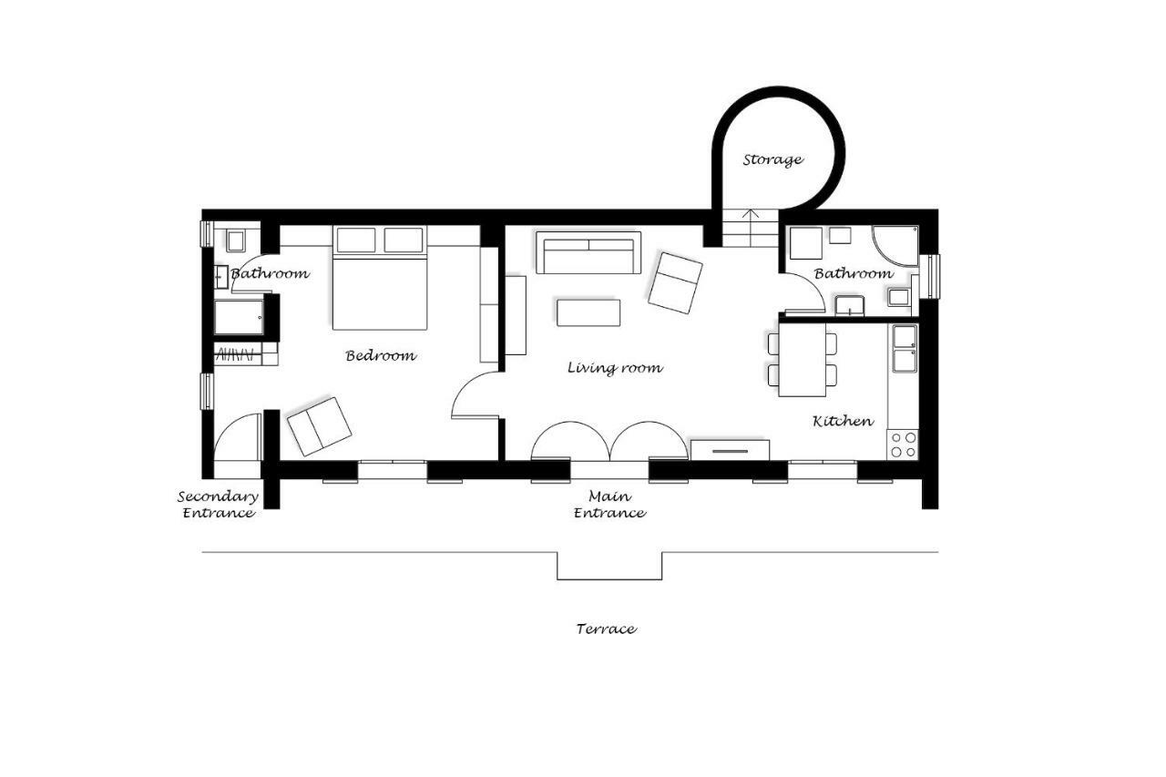 Secret Garden Barada Beach Apartment 特罗吉尔 外观 照片